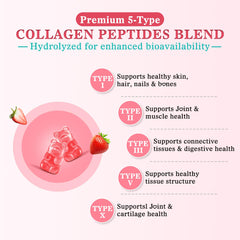 Vazatisi closeup of chewy strawberry gummies texture