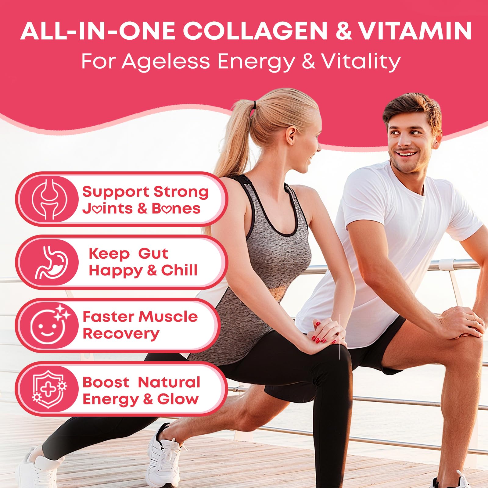 Vazatisi collagen gummies strawberry flavor texture close-up for snacking.