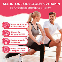 Vazatisi collagen gummies strawberry flavor texture close-up for snacking.