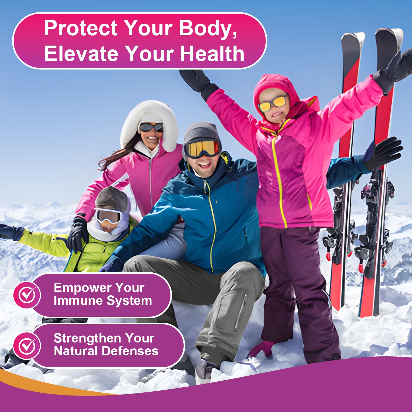 Vazatisi Quercetin Gummies two-chew serving on kitchen counter