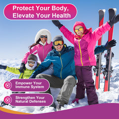 Vazatisi Quercetin Gummies two-chew serving on kitchen counter