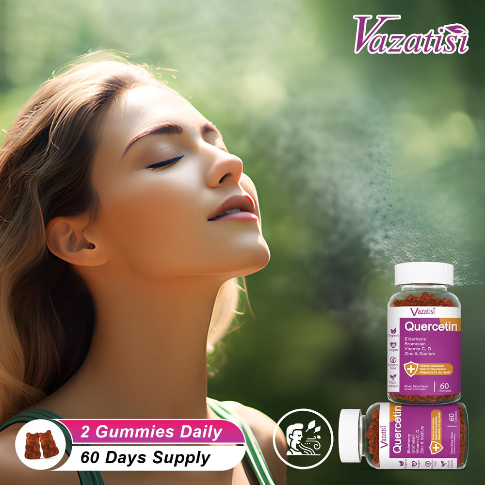 Vazatisi Quercetin Gummies family-friendly use for adults and kids