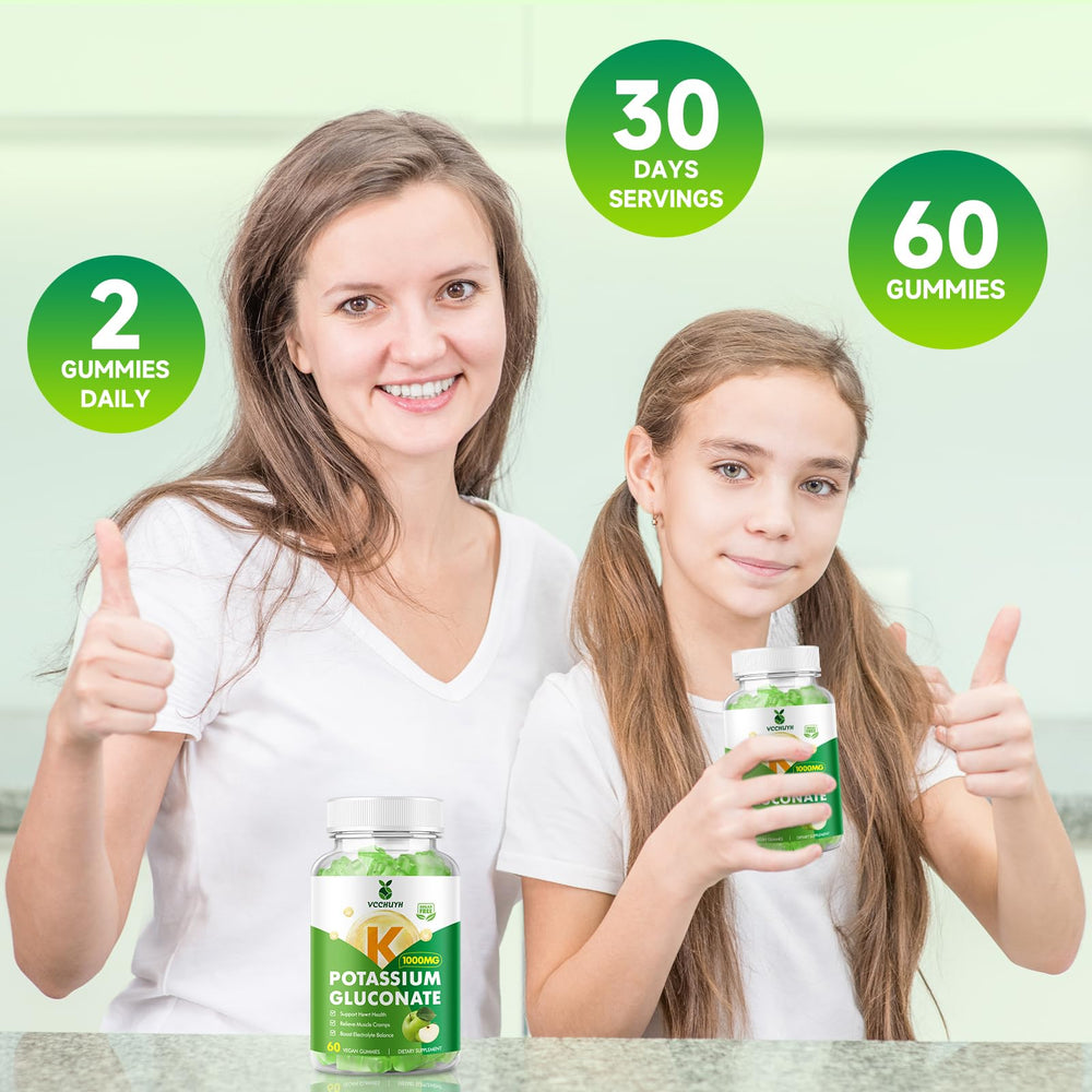 VCCHUYH Potassium Gummies bottle seal and third-party testing for purity