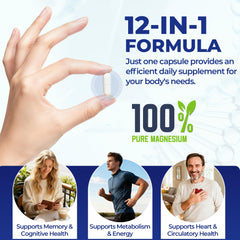 Vccvaa Magnesium Complex bottle on a desk promoting everyday supplementation.