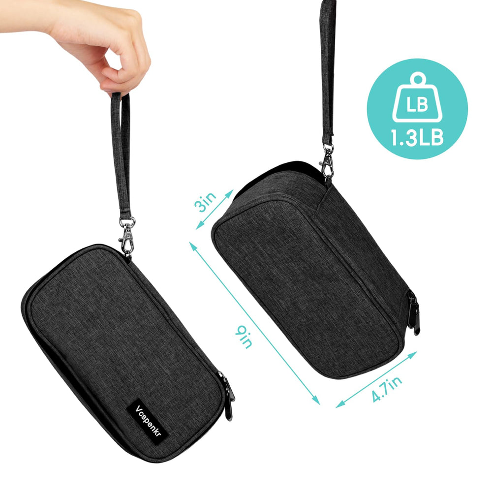 Vcspenkr insulin cooler travel case compact size ideal for trips.