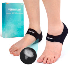 VEACAN heel protectors two-pairs pack—daily walking comfort.