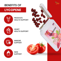 Ved Lycopene 500 mg packaging showing six-month supply for ongoing use