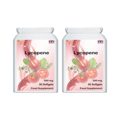 Ved Lycopene 500 mg softgel bottle front for daily antioxidant support