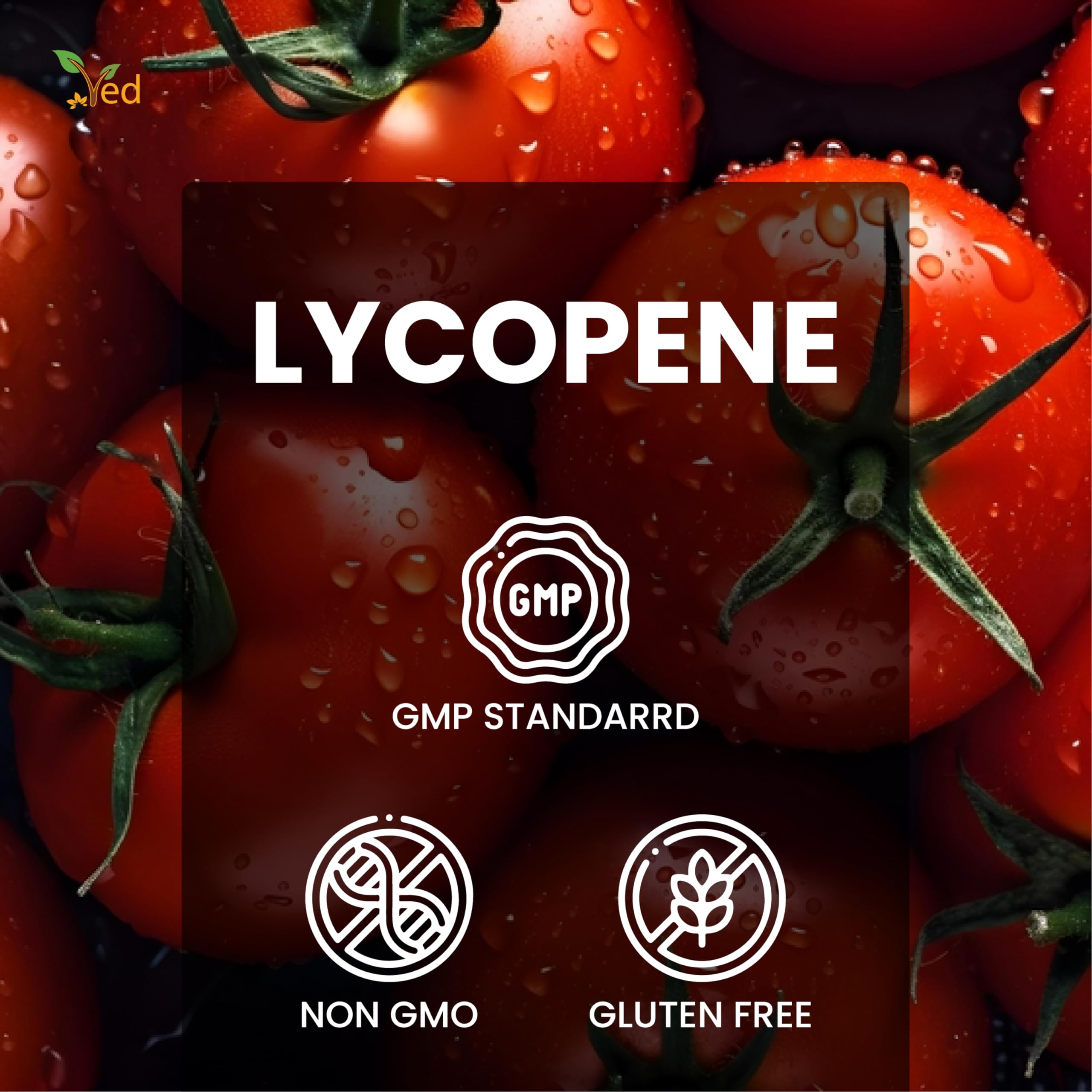 Ved Lycopene 500 mg two-bottle pack on-branded box illustrating value