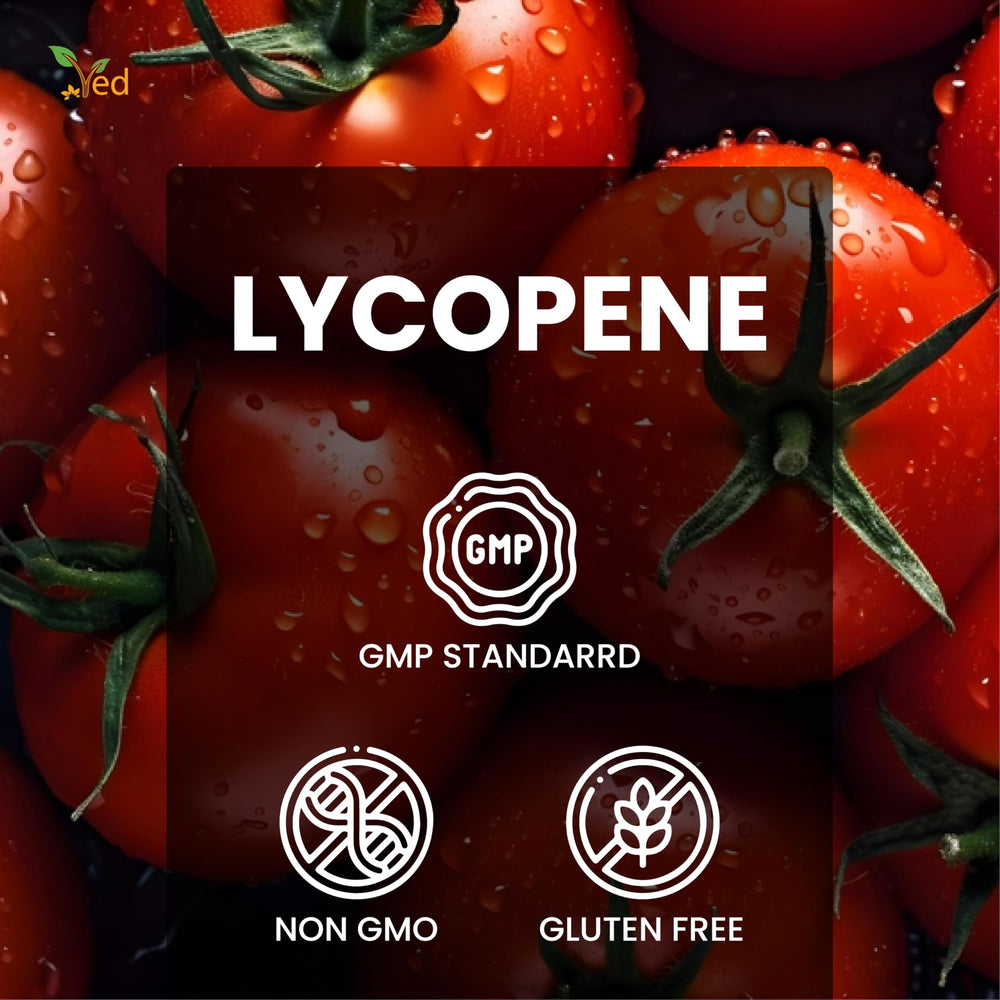 Ved Lycopene 500 mg two-bottle pack on-branded box illustrating value