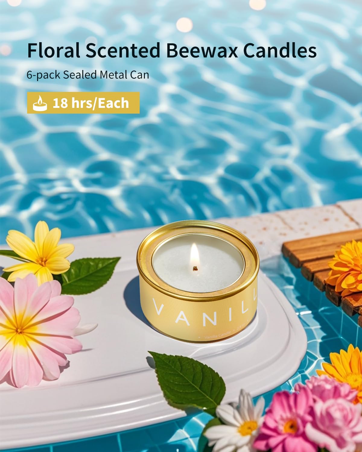 VEDA TINDA SCENT english pear and freesia candle for uplifting moments