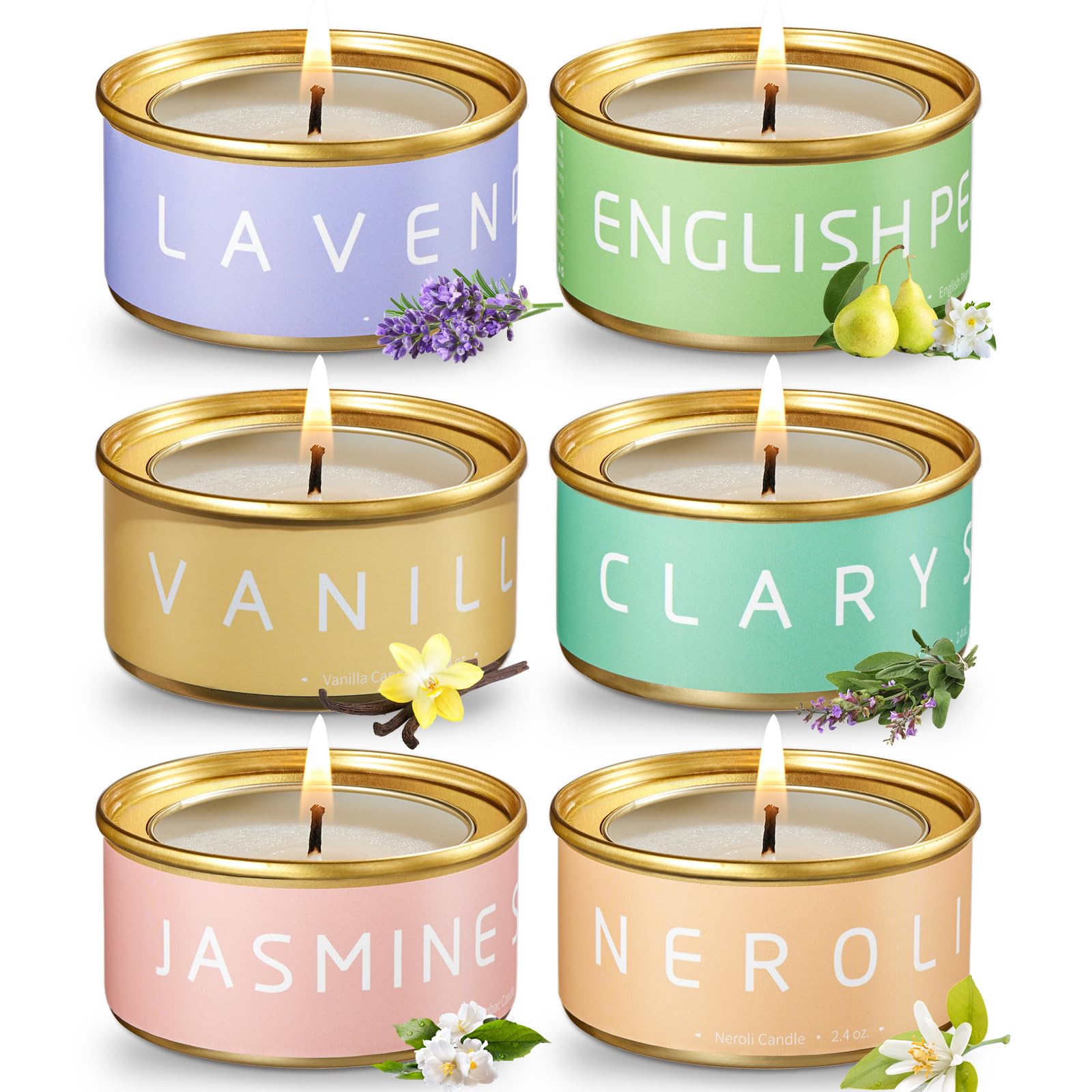 VEDA TINDA SCENT lavender candle for calming ambience