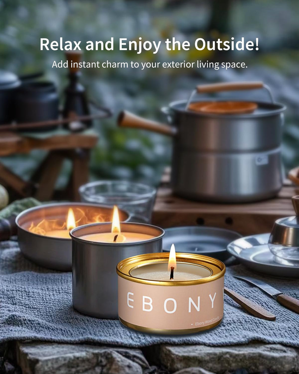 Veda Tinda Scent Lemongrass Amber candle blends brightness with warmth.