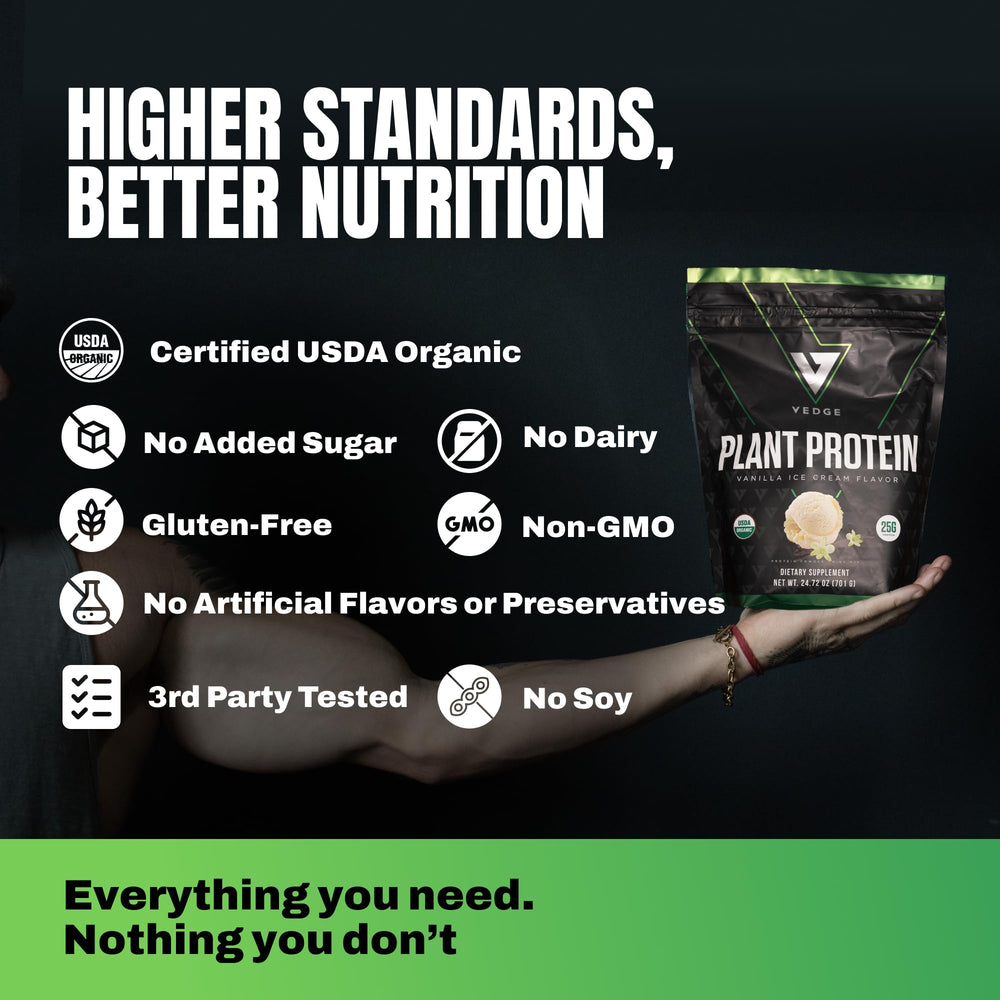 VEDGE dairy-free gluten-free soy-free symbol closeup for sensitive stomach and clean lifestyle.