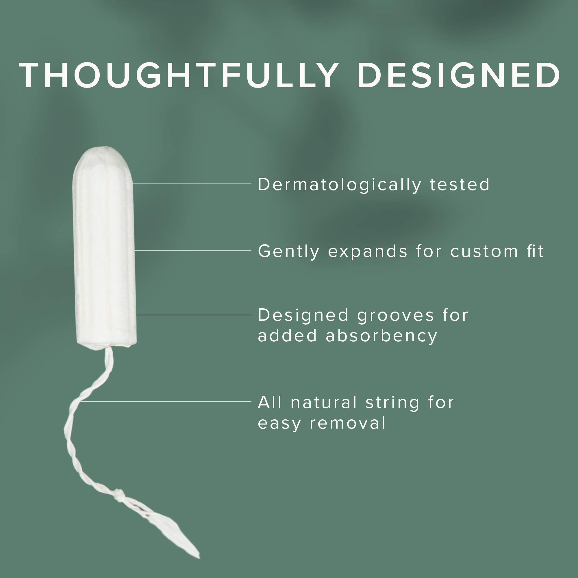 Veeda super-plus absorbency tampon for strong protection on heavy days