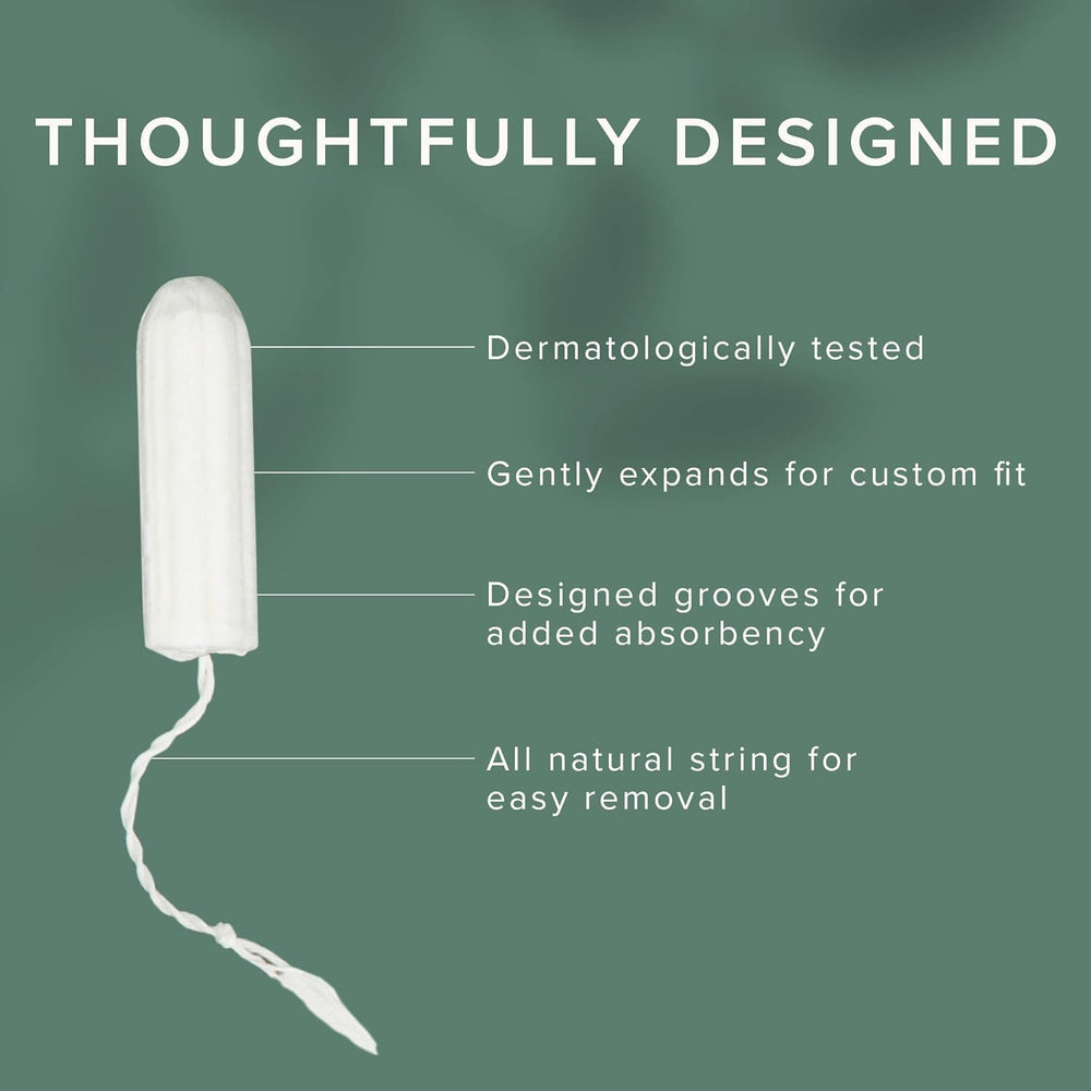 Veeda unscented hypoallergenic tampons offer gentle, irritation-free comfort