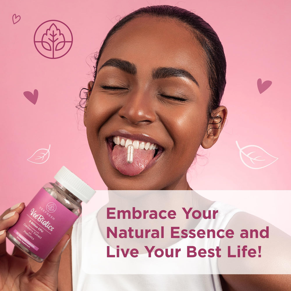 Morning routine with water and capsule for daily wellness.