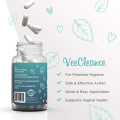VeeFresh boric acid suppositories for pH balance support.