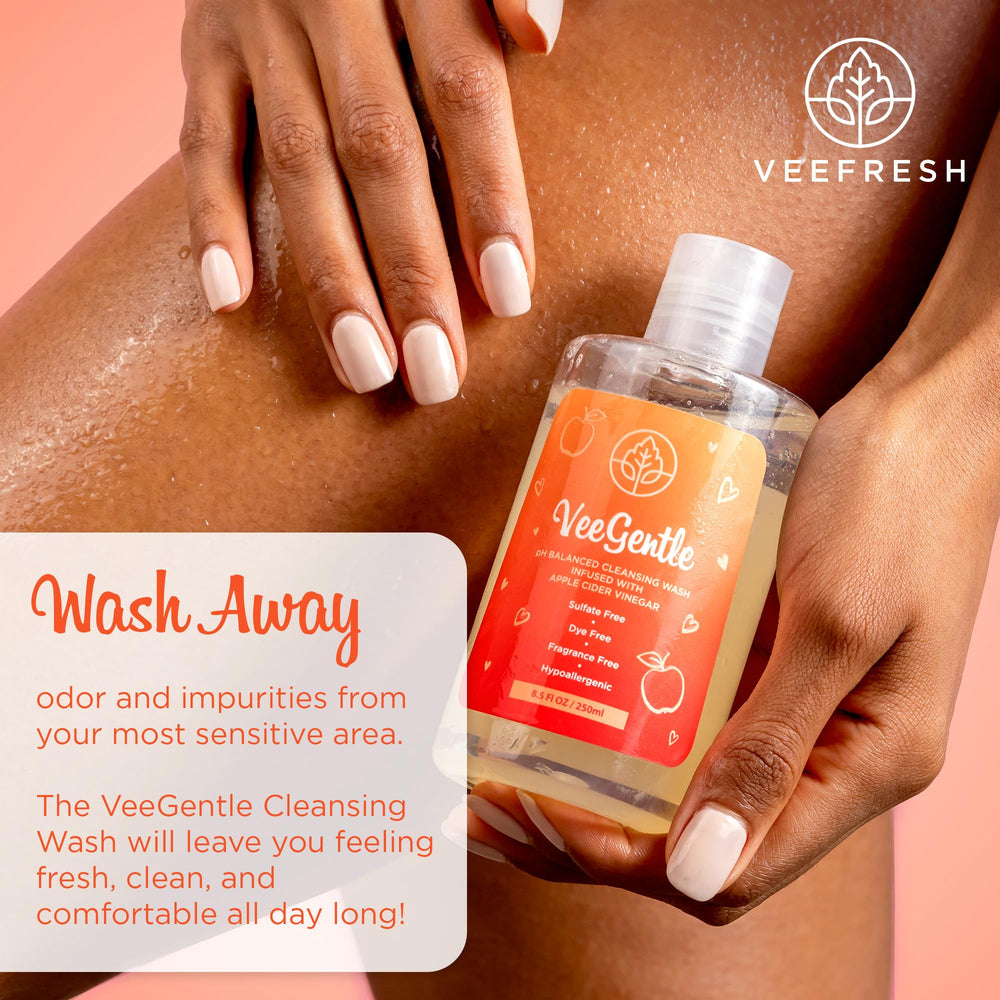 VeeGentle showcases a light, fresh scent during use.