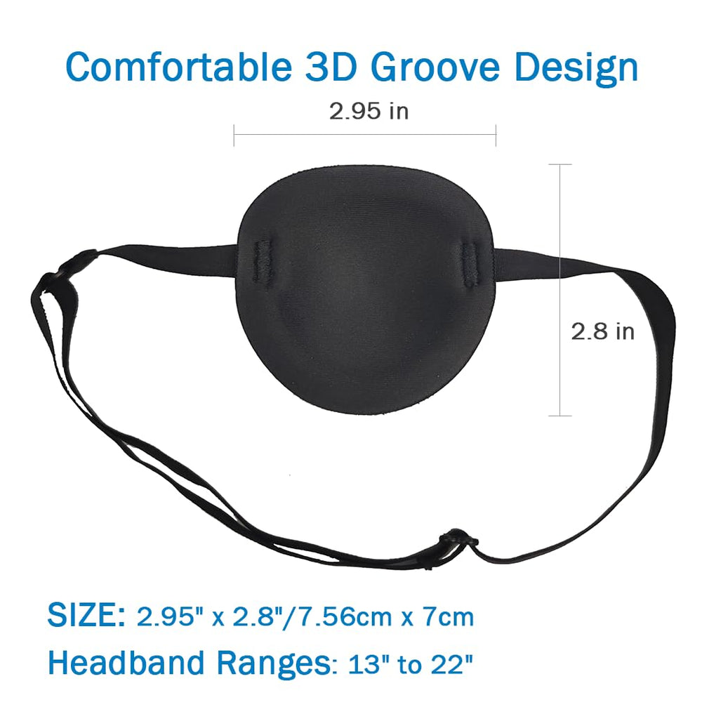 Breathable material eye patch by VEEJION designed for gentle skin contact