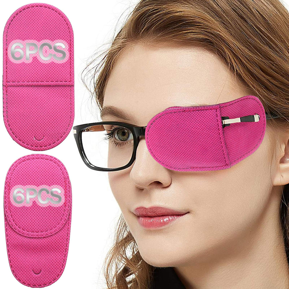 Parche ocular VEEJION rosa para adultos y niños, cómodo y práctico.