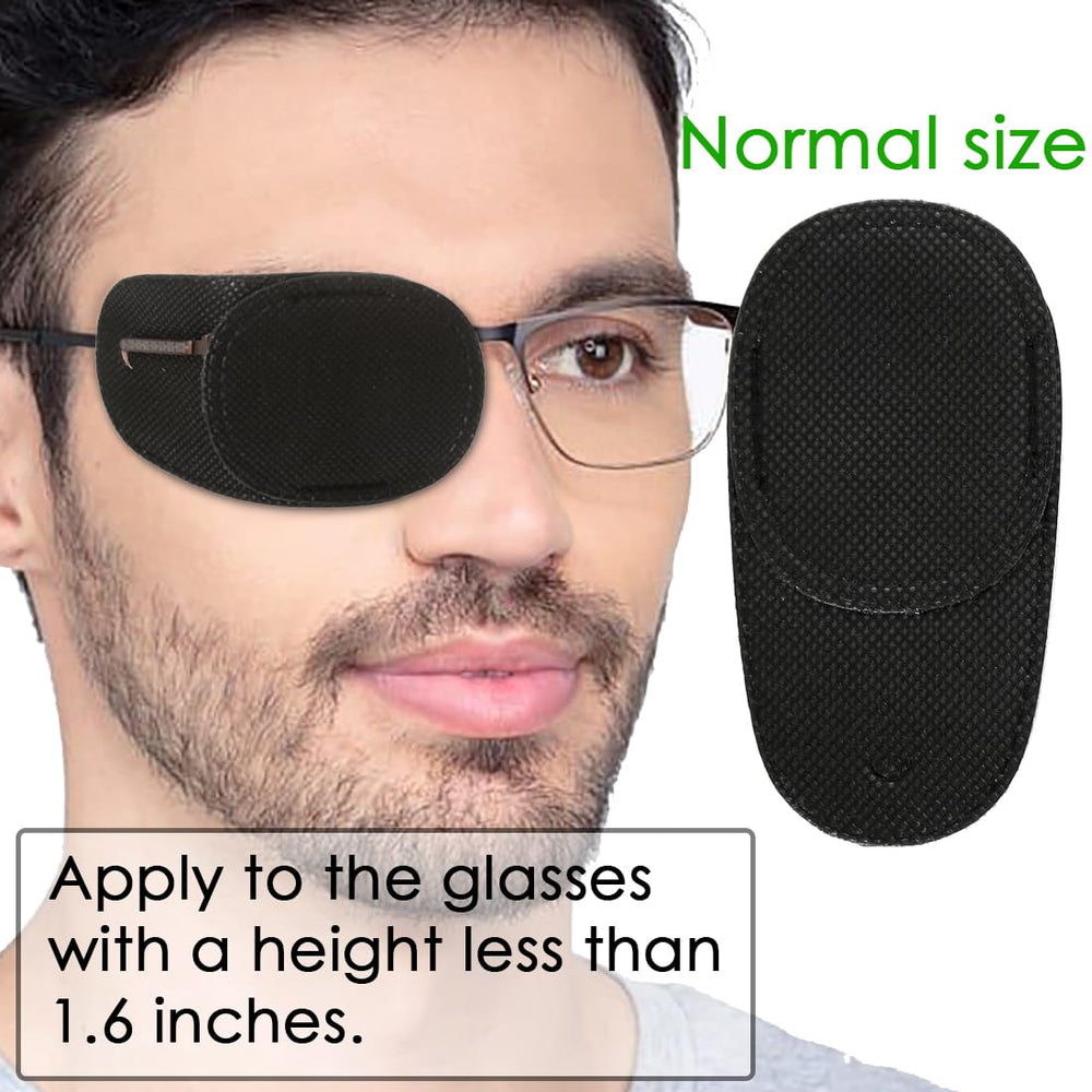 Parches para ojos VEEJION, tamaño pequeño, se adaptan a gafas