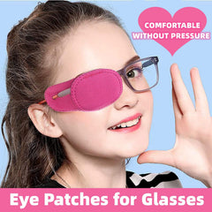 Parches oculares VEEJION en tamaños 2-2x1-6 y 2-5x1-9, ajuste versátil.