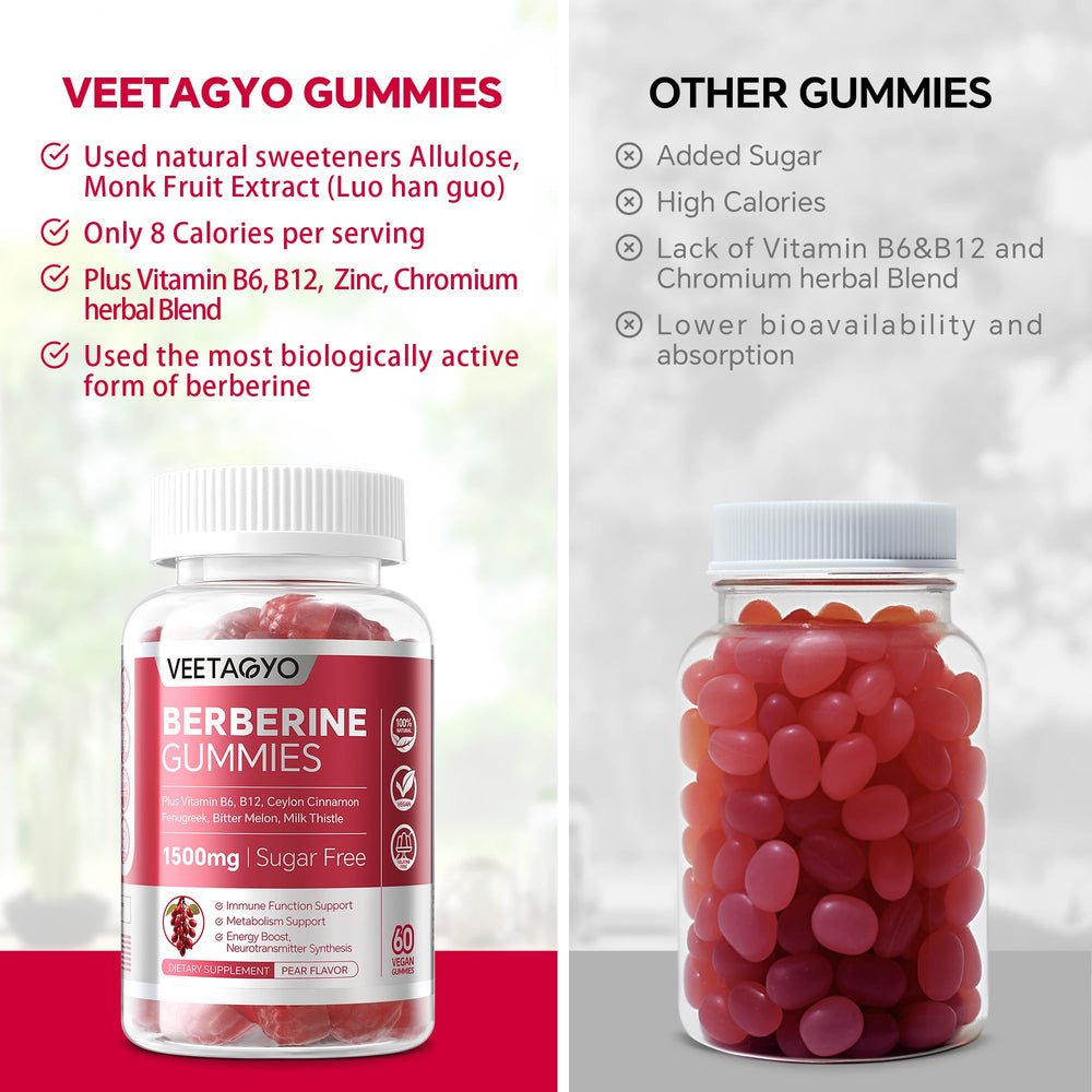VEETAGYO 120-count bottle displayed for a convenient daily routine