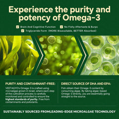 VEETAGYO vegan omega-3 gummies outer pectin layer protects nutrients