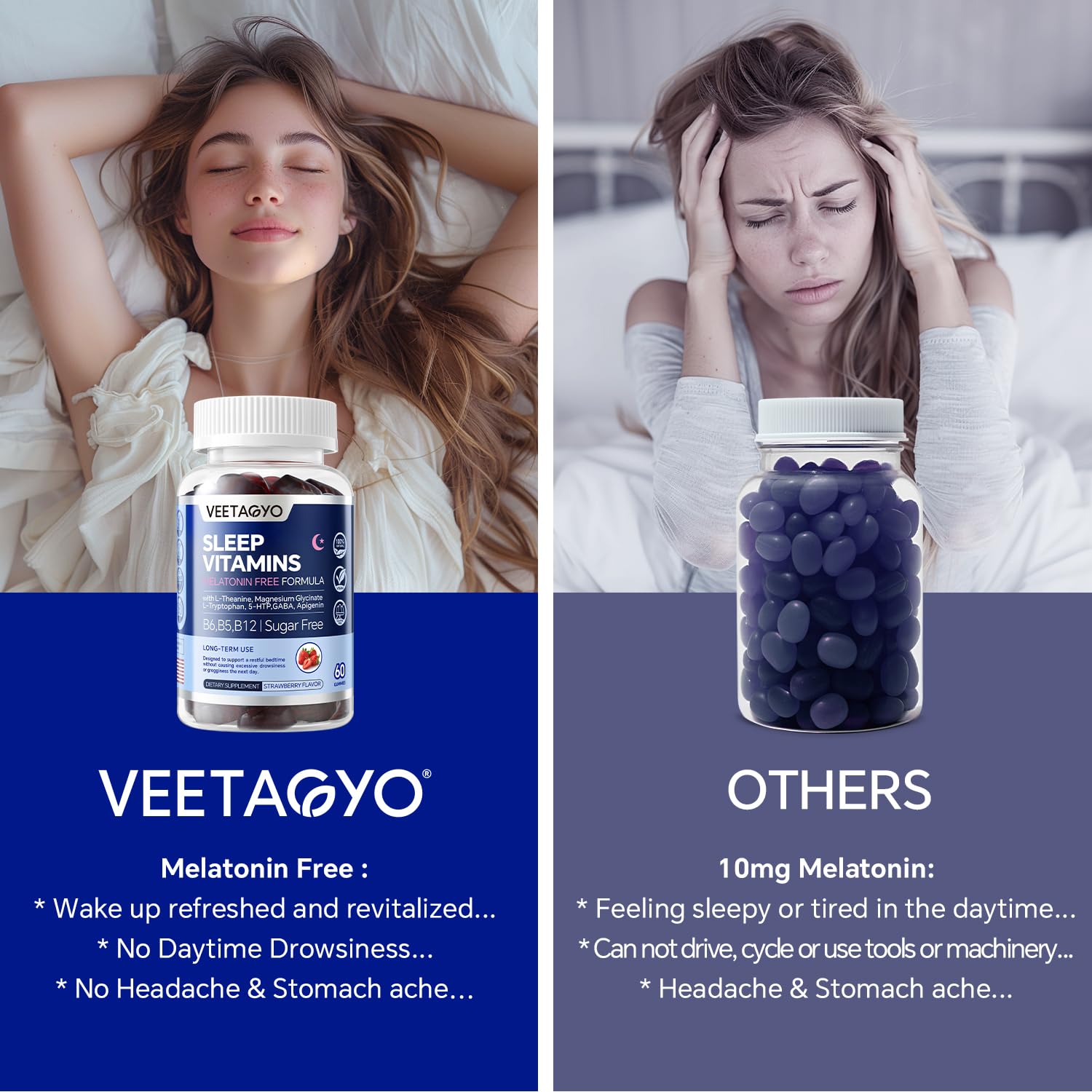 VEETAGYO vegan-symbol bottle — plant-based wellness option with clean, allergen-friendly ingredients.
