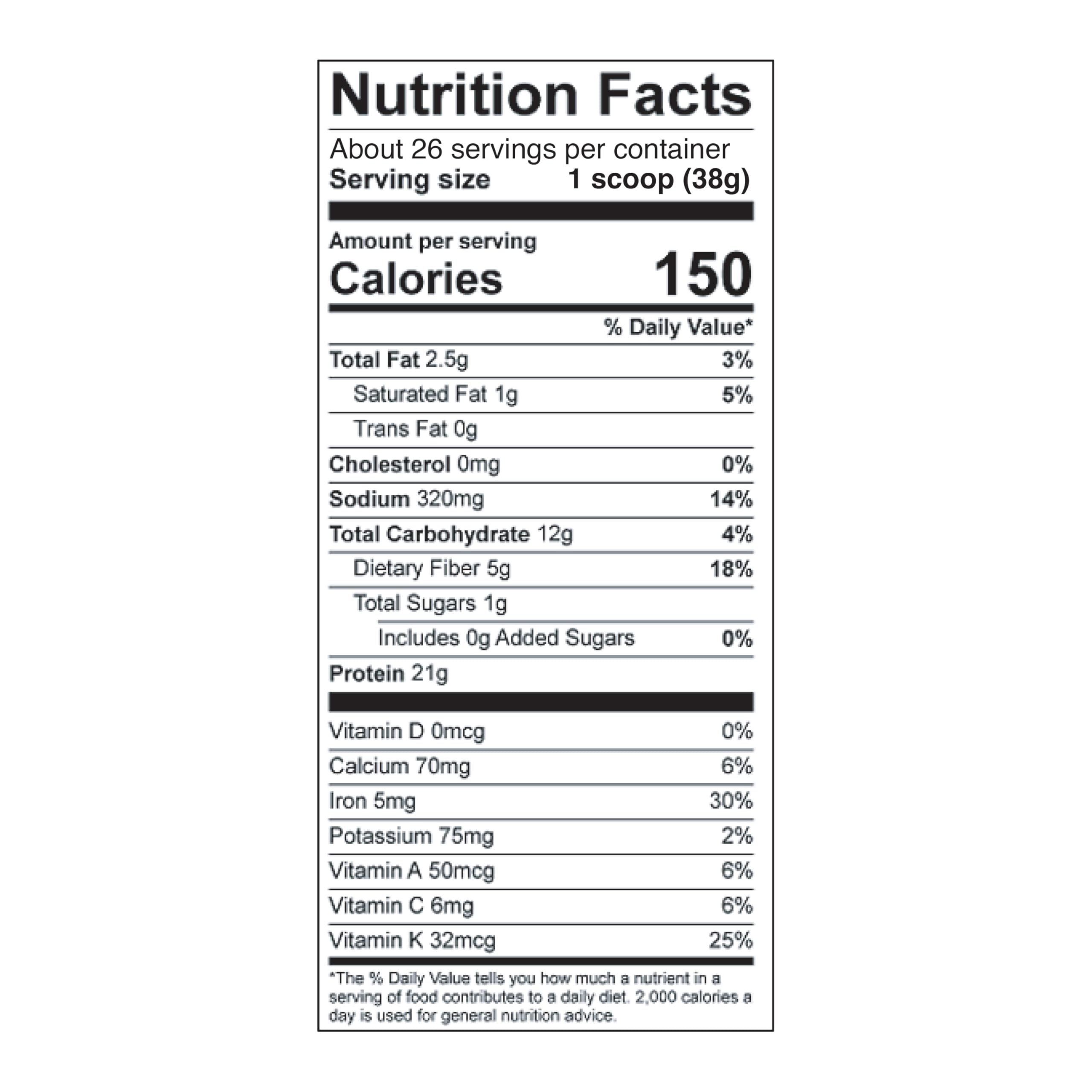 Spoon with Vega Organic Protein and Greens powder for precise daily protein portions