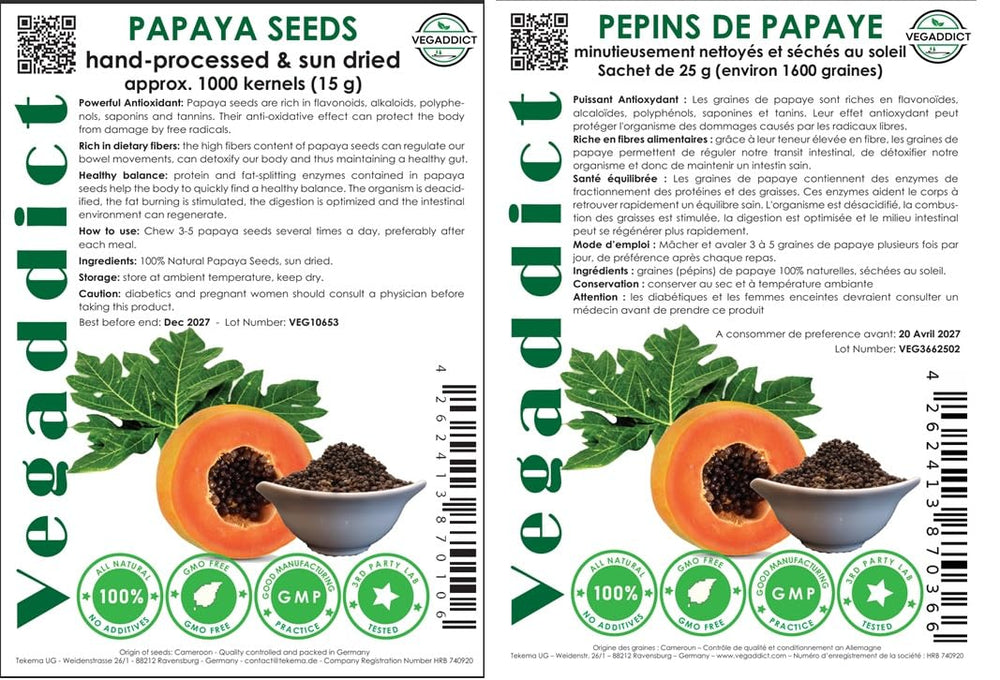Vegaddict approx 1000 seeds image conveys generous pack size