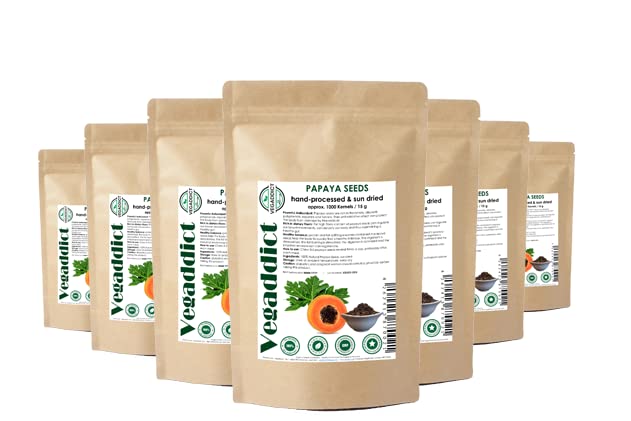 Vegaddict ethically sourced papaya seeds reflect responsible sourcing
