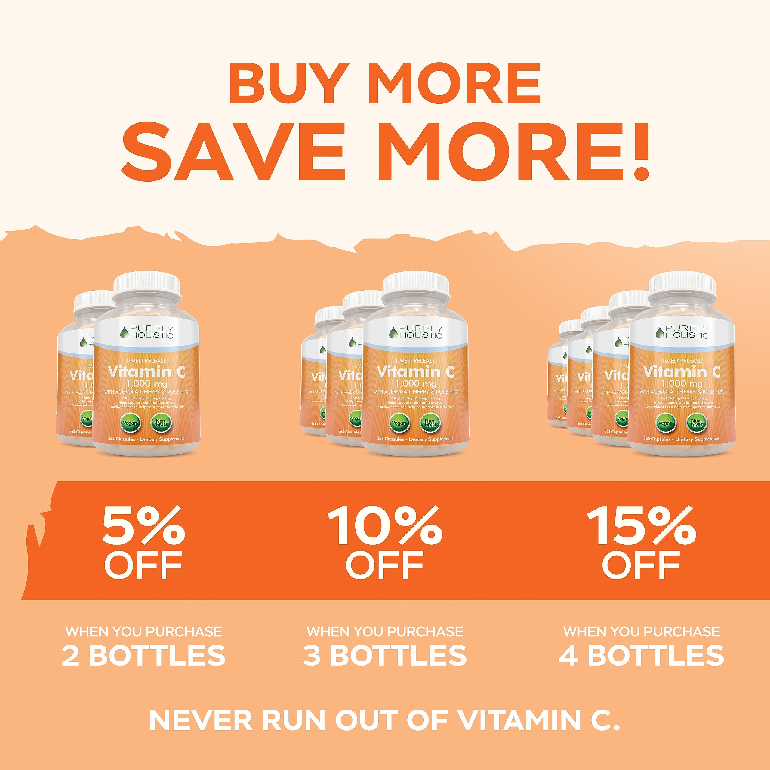 Vegan friendly Vitamin C suitable for vegetarians and vegans.