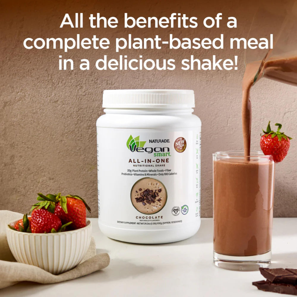 Prepared shake served in a glass demonstrates quick, delicious meals.
