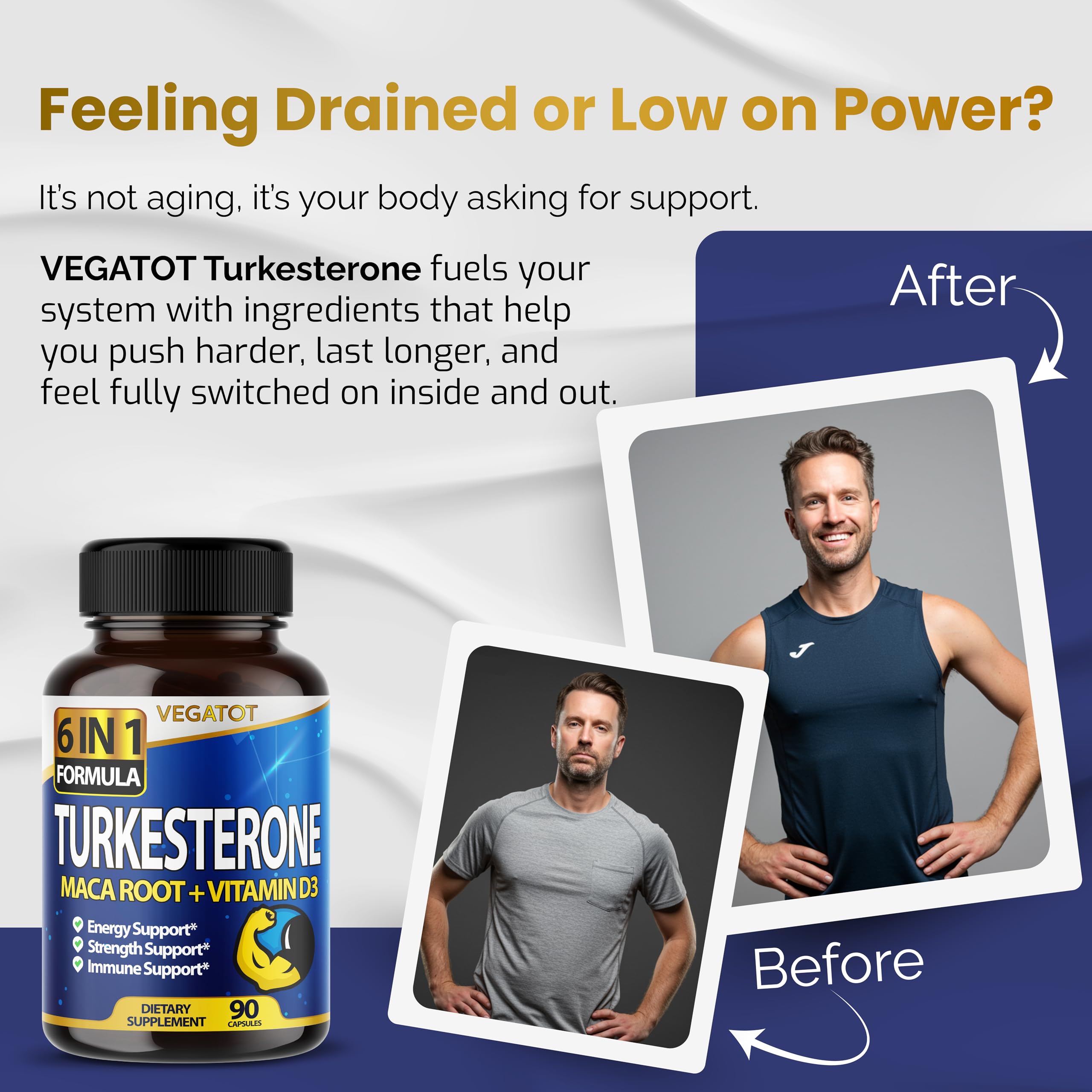 VEGATOT Ajuga Turkestanica blend boosts herbal potency