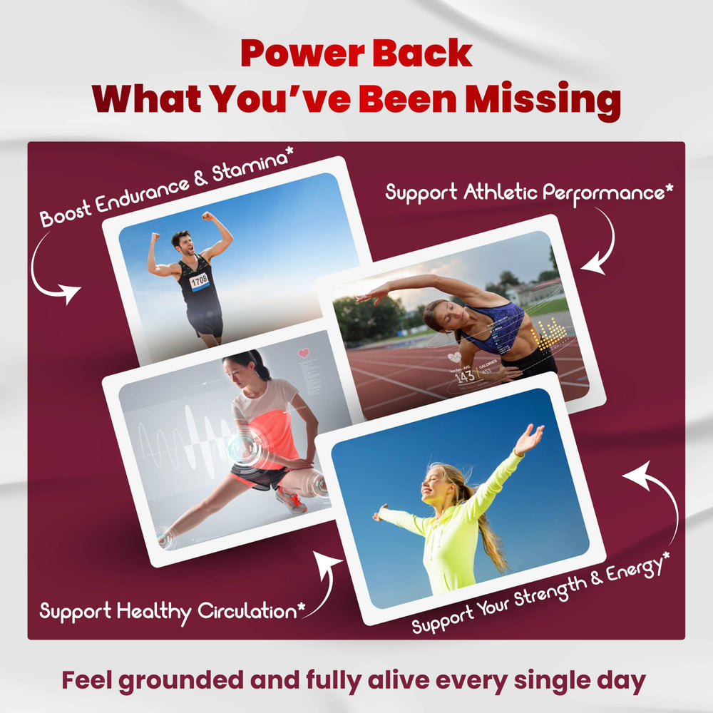 VEGATOT Maca Root capsule image emphasizing endurance potential