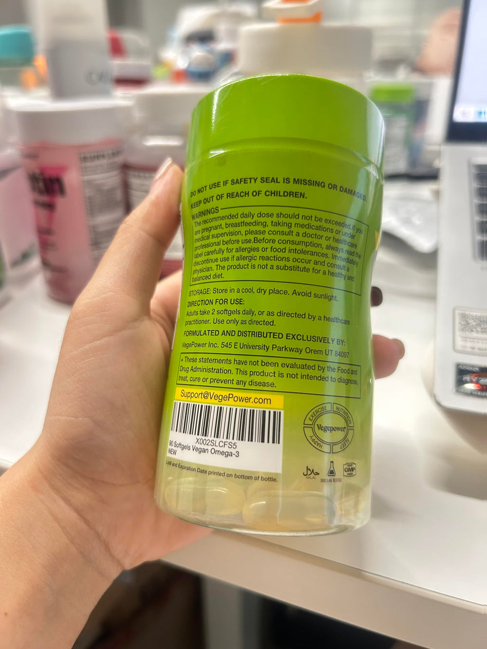 GMP manufacturing and third party testing ensure Vegepower quality
