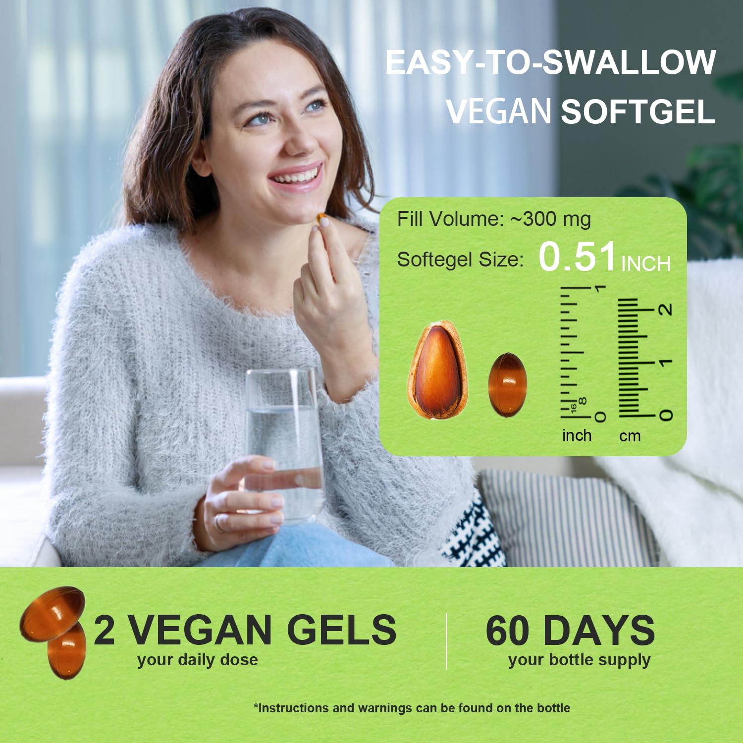 VEGEPOWER made in USA GMP facility quality and safety badge.