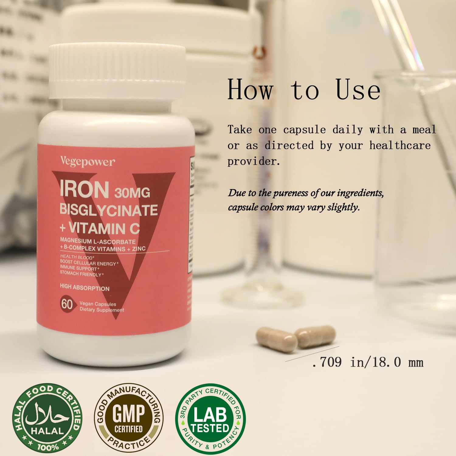 VEGEPOWER packaging hero image suitable for daily wellness routines.