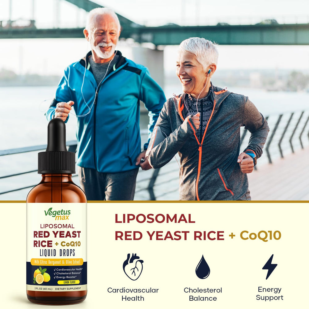 VEGETUSMAX CoQ10 Drops closeup showing CoQ10 synergy for cellular energy support.