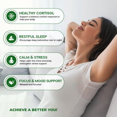 VEGETUSMAX Cortisol Drops bottle back label showing ingredients and directions for use.