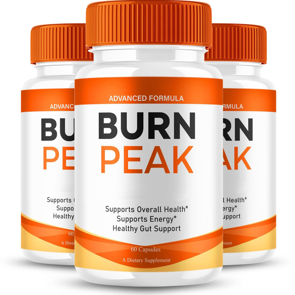 VegHerbs BurnPeak Advanced Pill bottle front view for daily wellness support.