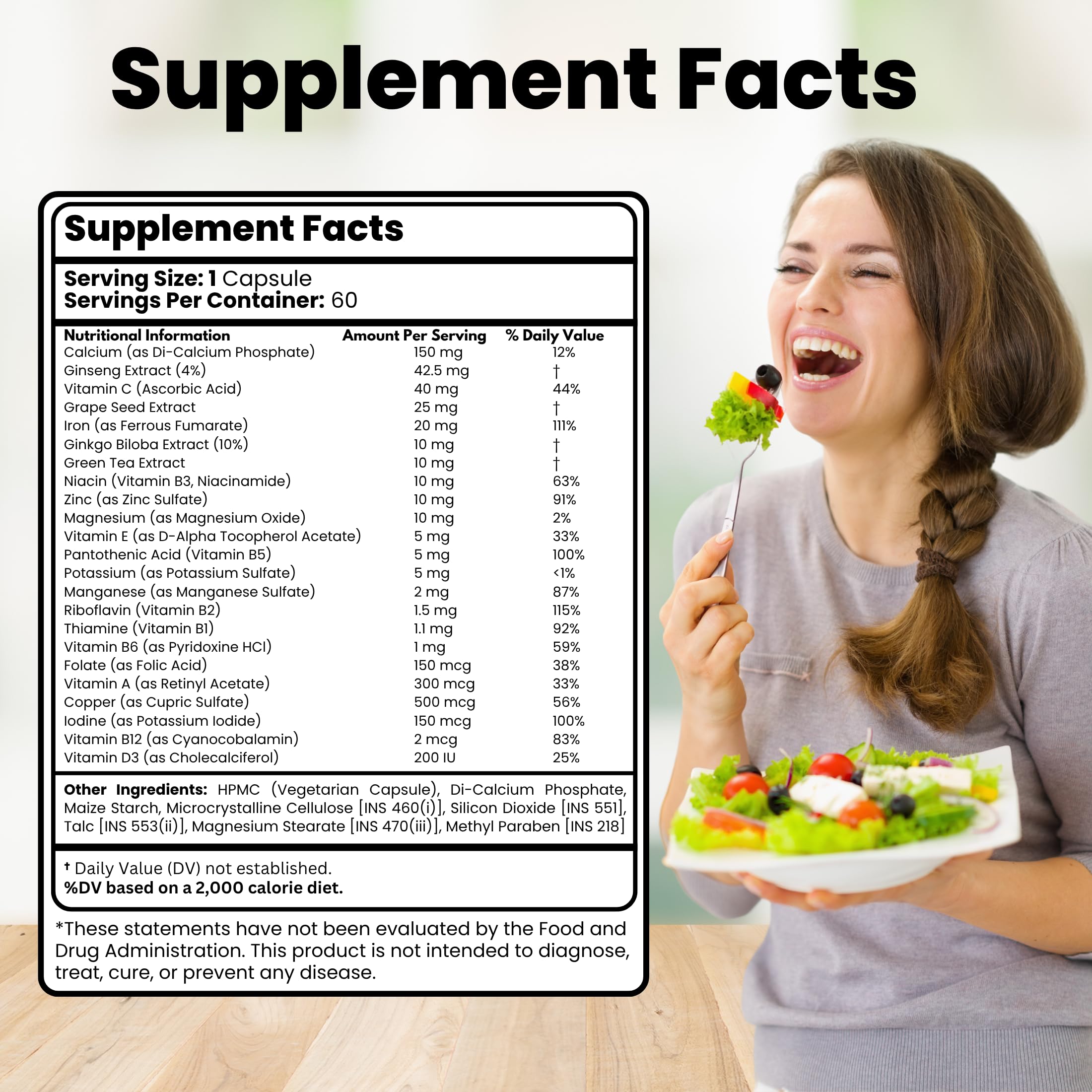VegHerbs Original Burn Peak capsule close-up suitable for everyday supplementation.