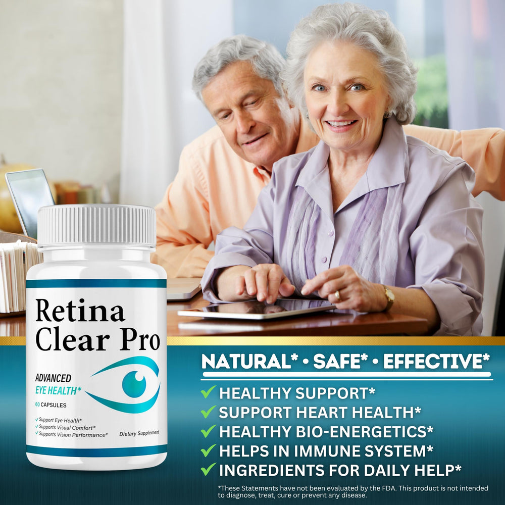 VegHerbs Retina Clear Pro capsules close-up for easy daily supplementation.