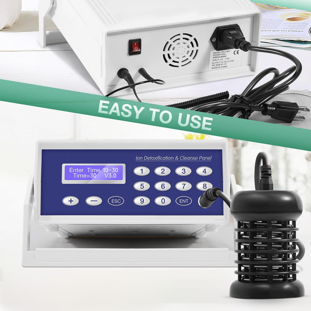 Veicomtech detox array component ready for salt-water foot baths