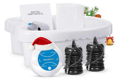 Veicomtech Ionic Foot Bath front view for home spa use and relaxation.