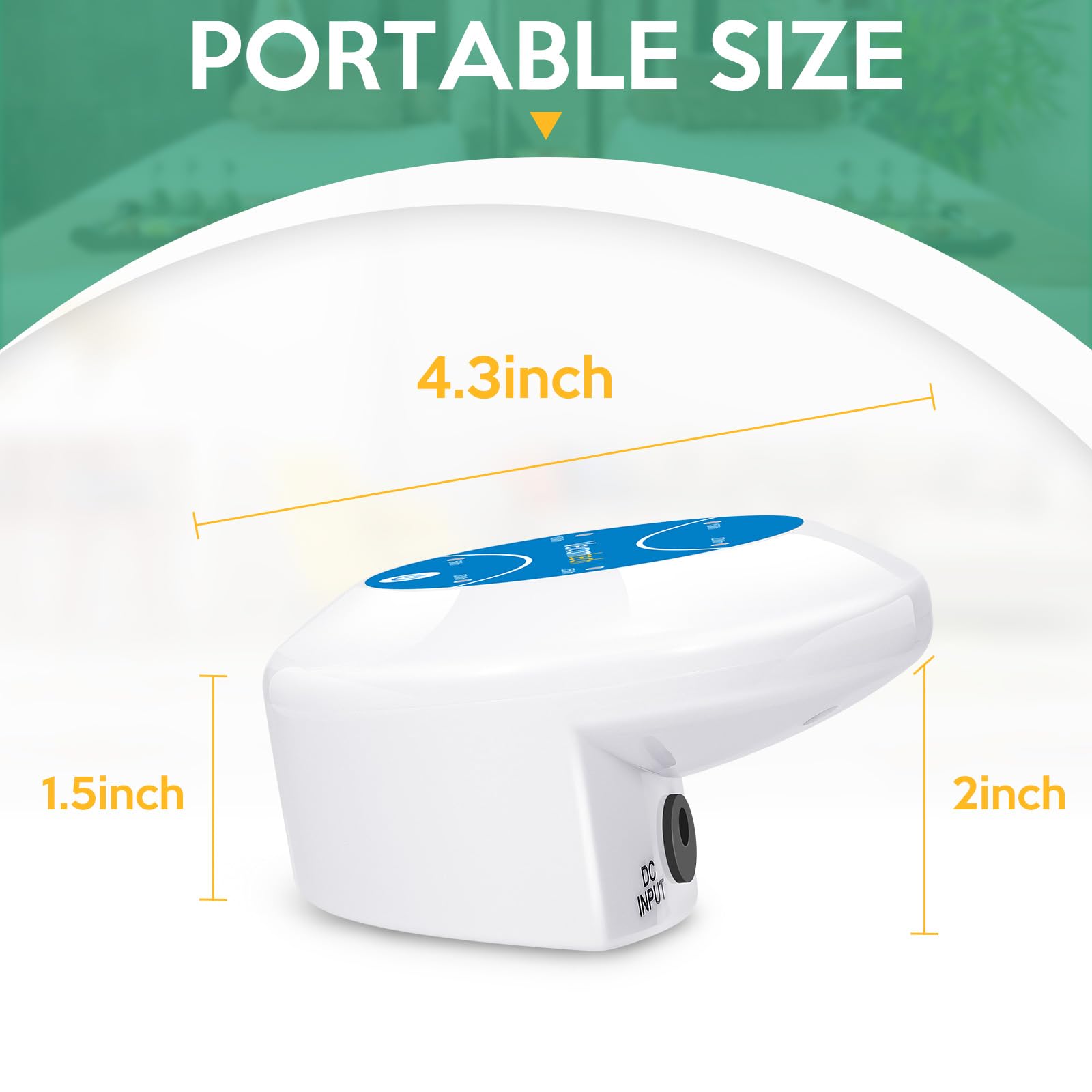 Veicomtech Portable foot spa detox device suitable for home or travel.