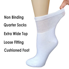 VEIGIKE socks showing non-binding top for a relaxed, irritation-free fit.