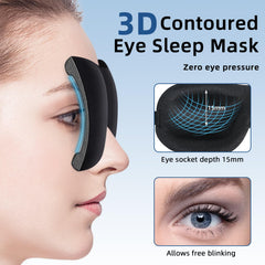 VEKDA eye mask adjustable strap blocks light for deep daytime naps
